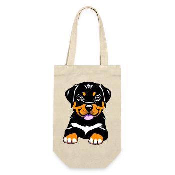 Chiot Rottweiler Chien Chiens Rottweiler Chiot - Sac à bouteille - nature - Devant