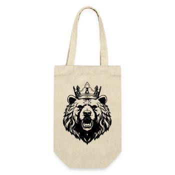 Ours Grizzly Roi de la Couronne - Sac à bouteille - nature - Devant