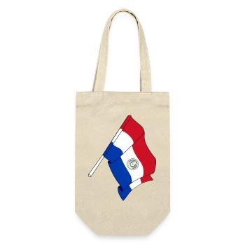 Flagge von Paraguay - Geschenkbeutel für Flaschen - Natur - Vorne