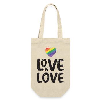 LGBTQ Pride Month - Love is Love - Gift Bag for Bottles - nature - Front