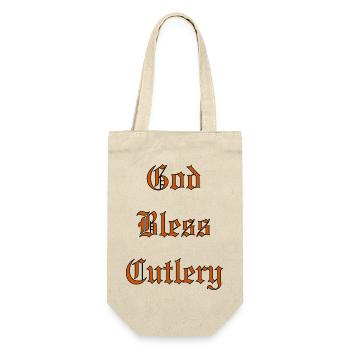 GodBlessCutlery - Gift Bag for Bottles - nature - Front