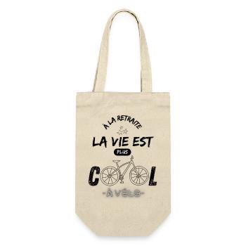 retraite la vie est plus cool à vélo cadeau Vélo - Sac à bouteille - nature - Devant