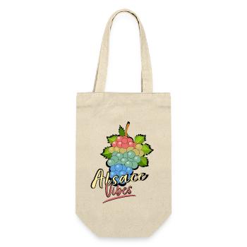 Elsass Vibes - Geschenkbeutel für Flaschen - Natur - Vorne
