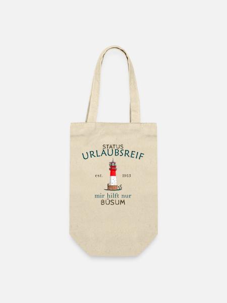 Büsum, Urlaubsreif, Leuchtturm, Deutschland - Geschenkbeutel für Flaschen - Natur