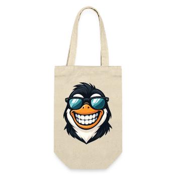 Cool Penguin Sunglasses Summer Grin Fun - Gift Bag for Bottles - nature - Front