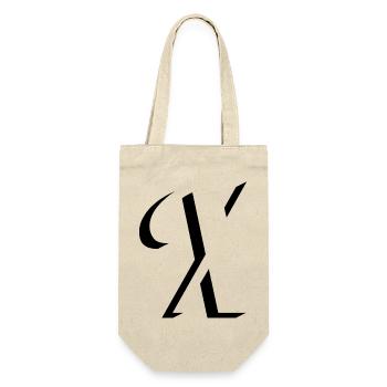 Letter X, name, the letter X - Gift Bag for Bottles - nature - Front