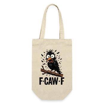 Schwarze Krähe F-CAW-F- Black Crow - Gift Bag for Bottles - nature - Front