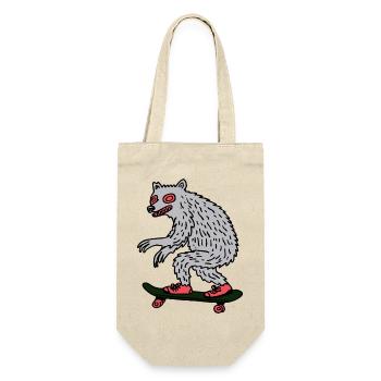 Moonlit Werewolf Skateboarder - Gift Bag for Bottles - nature - Front