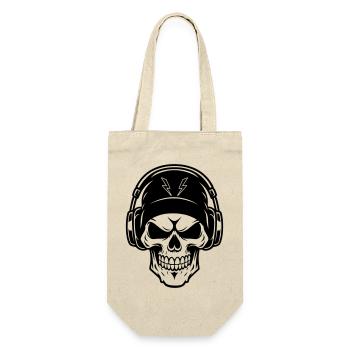 Skull Music - Gift Bag for Bottles - nature - Front