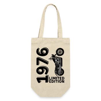 Anniversaire 50 Ans Biker Né en 1976 Vintage - Sac à bouteille - nature - Devant