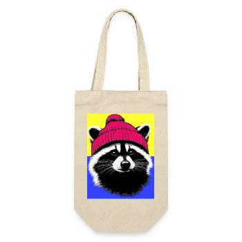 Raton laveur - Sac à bouteille - nature - Devant