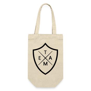 Team Crest - Gift Bag for Bottles - nature - Front