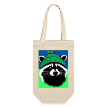 Raccoon - Gift Bag for Bottles - nature - Front