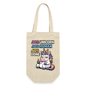 Einhorn-Burnout-Geburtstags-Meme - Geschenkbeutel für Flaschen - Natur - Vorne