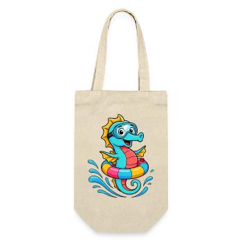 Funny seahorse - Gift Bag for Bottles - nature - Front
