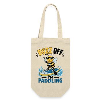  Cartoons SUP Paddleboard Board Stand Up paddel - Geschenkbeutel für Flaschen - Natur - Vorne