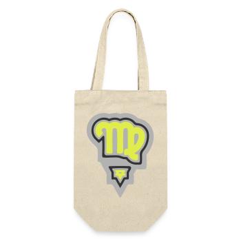 Zodiac Tribal Virgo and Earth - Gift Bag for Bottles - nature - Front
