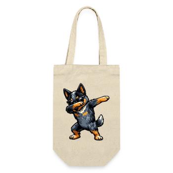 Dabbing Australian Cattle Dog - Gift Bag for Bottles - nature - Front