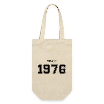 Birthday Gift 1976 - Gift Bag for Bottles - nature - Front