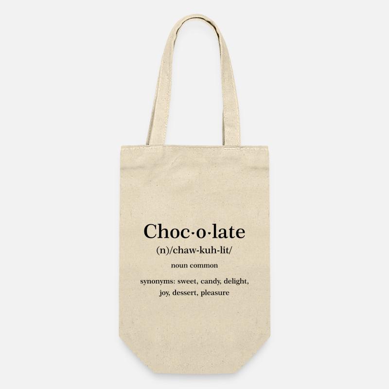 Citation chocolat - Sac à bouteille - nature
