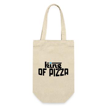 Pizza - Geschenkbeutel für Flaschen - Natur - Vorne