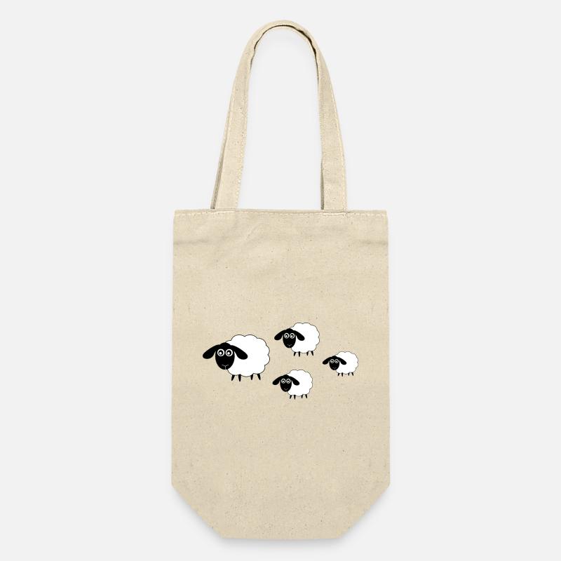 Sheep Sheep Lamb - Gift Bag for Bottles - nature