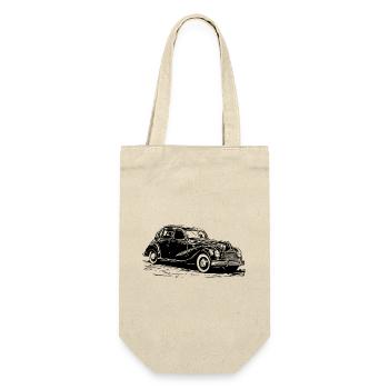EMW 340/2-Kombi - Geschenkbeutel für Flaschen - Natur - Vorne