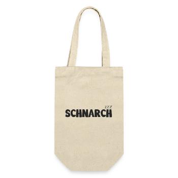 Schnarch zzz - Geschenkbeutel für Flaschen - Natur - Vorne