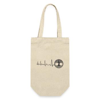 Heartbeat Tree of Life Symbol The Viking - Gift Bag for Bottles - nature - Front