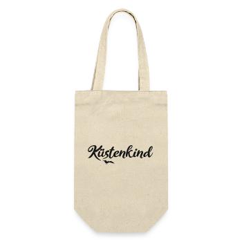 Küstenkind - Geschenkbeutel für Flaschen - Natur - Vorne