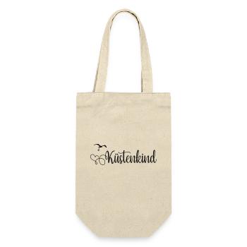Küstenkind - Geschenkbeutel für Flaschen - Natur - Vorne
