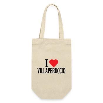 t-shirt I love Villaperuccio t-shirt Sardinia - Gift Bag for Bottles - nature - Front