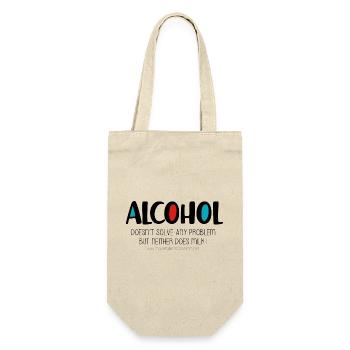 Alcohol - Gift Bag for Bottles - nature - Front