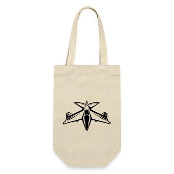 Fighter jet - Gift Bag for Bottles - nature - Front