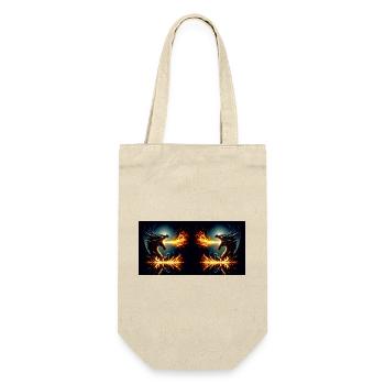 Combat flamand - Sac à bouteille - nature - Devant