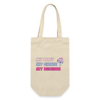 Mon corps, mon choix (Rose) - Sac à bouteille - nature - Devant