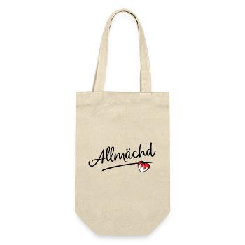 Allmächd - Gift Bag for Bottles - nature - Front