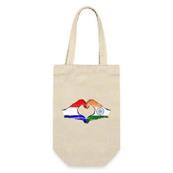Holland India Hands Heart Shape Used - Gift Bag for Bottles - nature - Front