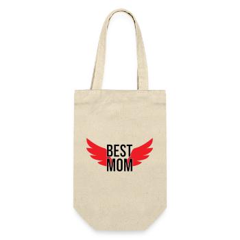 Best Mom - Mother's Day - Gift Bag for Bottles - nature - Front