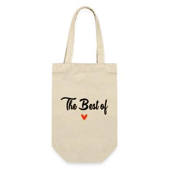 PAPOUNET. DAD. FATHER'S DAY. HAPPY FATHER'S DAY - Gift Bag for Bottles - nature - Front