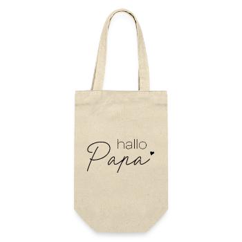 Bonjour papa - Sac à bouteille - nature - Devant
