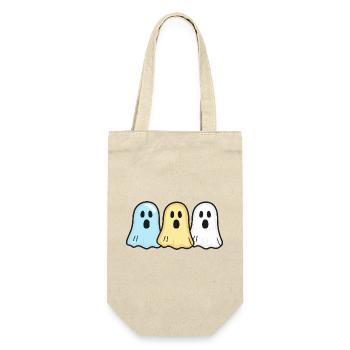 Ghosts Halloween Équipe drôle - Sac à bouteille - nature - Devant