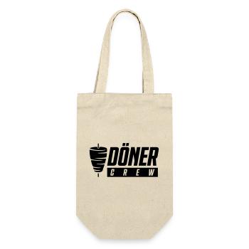 Döner Crew - Geschenkbeutel für Flaschen - Natur - Vorne