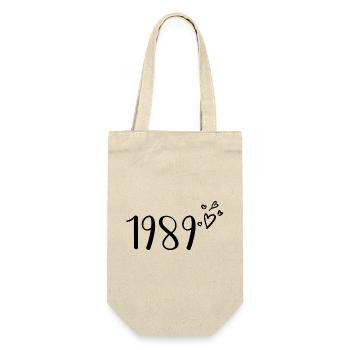 1989 - Geschenkbeutel für Flaschen - Natur - Vorne