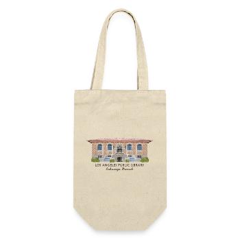Los Angeles Public Library, hand-drawn - Gift Bag for Bottles - nature - Front