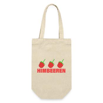 RASPBERRIES - Gift Bag for Bottles - nature - Front