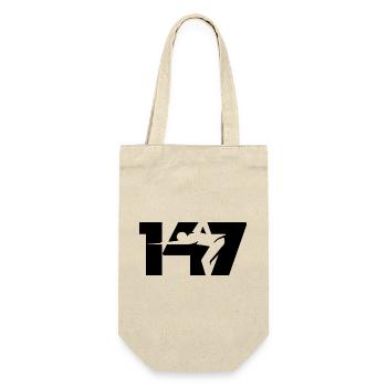 147 Snooker Icon (Black) - Gift Bag for Bottles - nature - Front