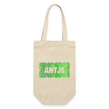 Antje - Geschenkbeutel für Flaschen - Natur - Vorne