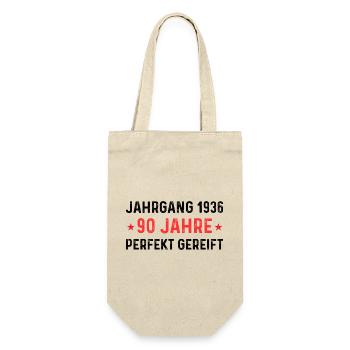 Vintage 1936 – 90 years perfectly matured - Gift Bag for Bottles - nature - Front