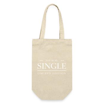 The Real Single Limited Edition – Funny Design - Gift Bag for Bottles - nature - Front